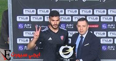 حامد حمدان يُتوج بأفضل لاعب في مواجهة الأهلي وبتروجت